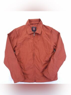 SCOTTeVEST TEC Women’s Travel Jacket Rust Orange Multi Pocket Tech Utility